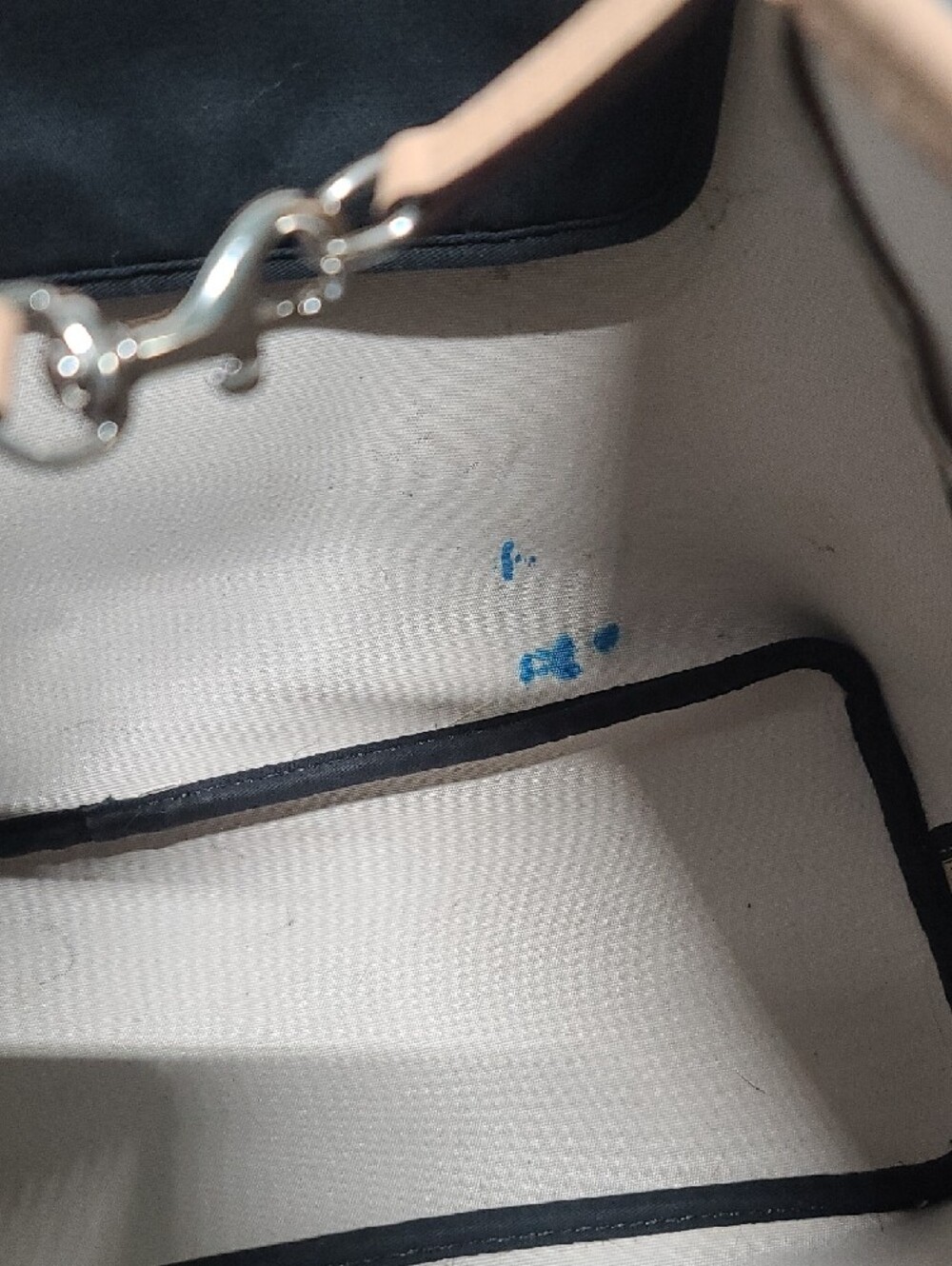 Coach Zebra-Print Metro Tote in Black and Cream with Tan Trim, Note Call Outs - Picture 3 of 15